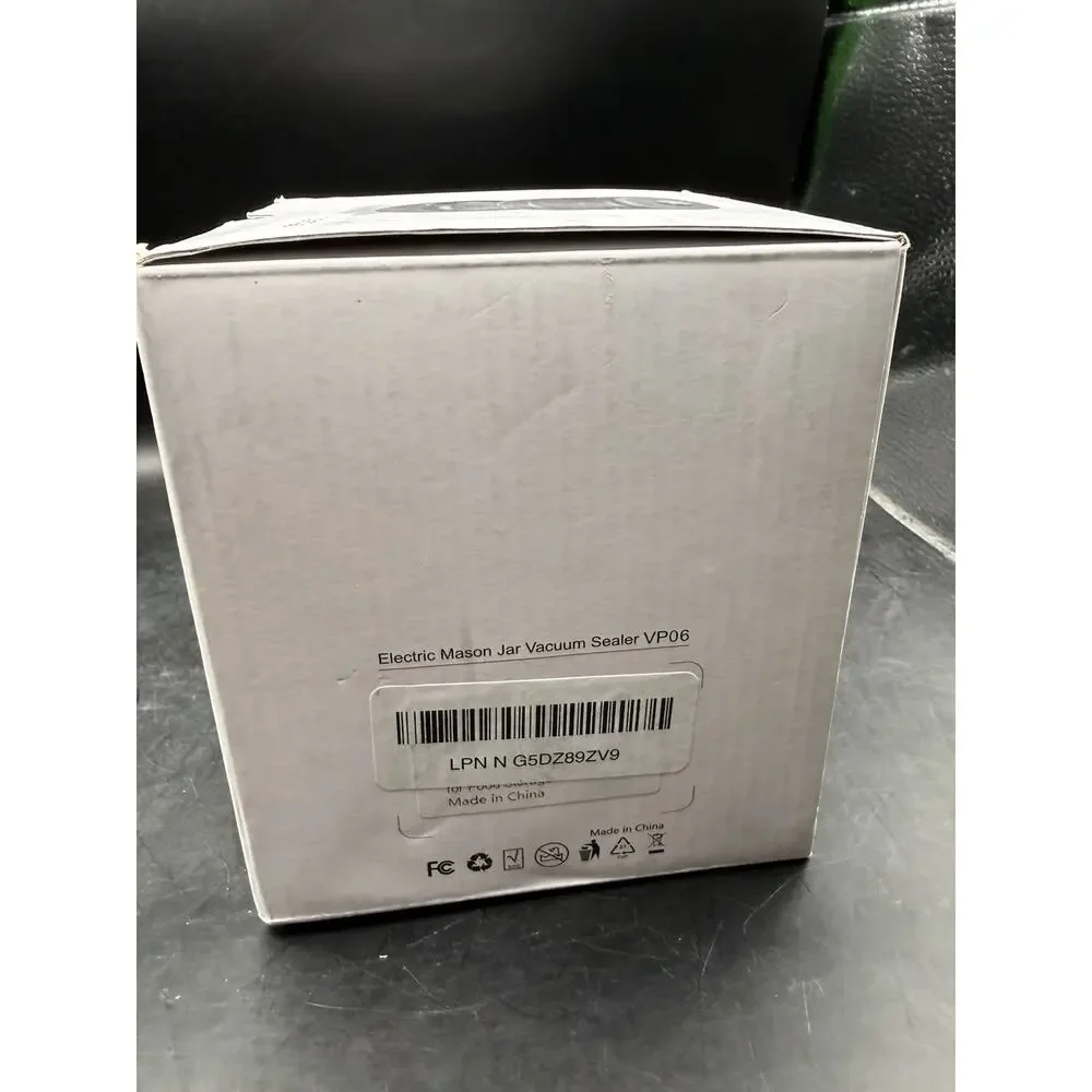 Electric Mason Jar Vacuum Sealer Kit VP06 New (open box) Tested Working